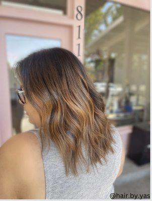 Caramel balayage by Yasmine