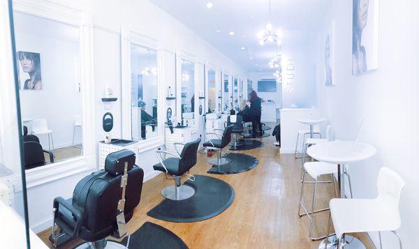 Our newly refurbished salon .