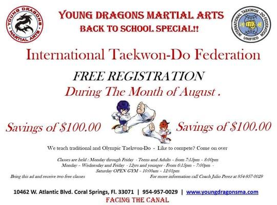 FREE REGISTRATION!!!