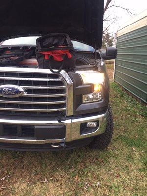 F-150 Headlight assembly's installation