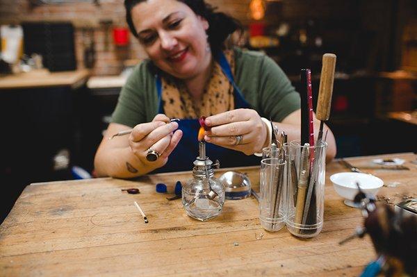 Jewelry Making at our White Salmon Studio