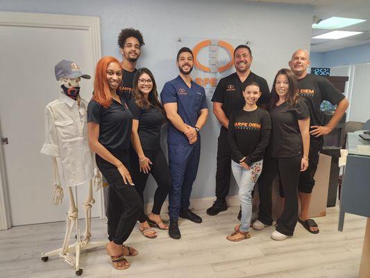 Carpe Diem chiropractic plantation team