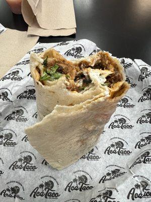 Al Pastor burrito