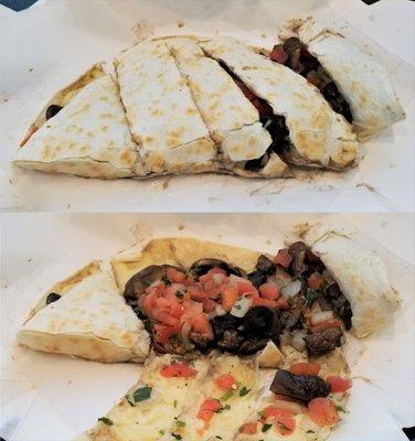 Portobello Mushroom Quesadilla