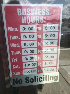 Business hours