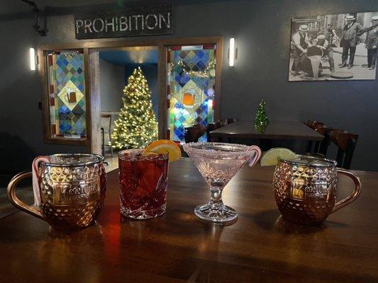 Christmas cocktails