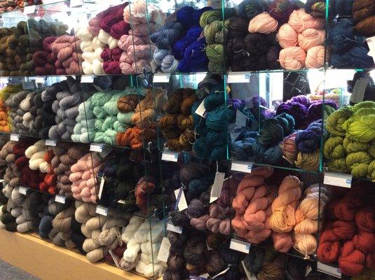 Malabrigo Rios and Blue Sky Fibers Woolstok