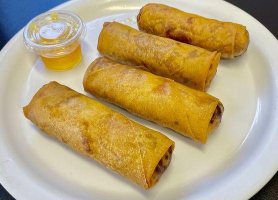 Egg rolls with pork