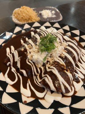 Mole Enchiladas