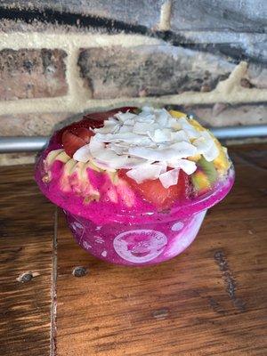 Custom Bowl: Half Pitaya, Half Coconut Base