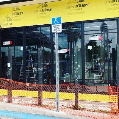 Samurai Restaurant Storefront Installation. Miami's premier impact windows and impact door professional. Call 888.877.ALCO(2526)