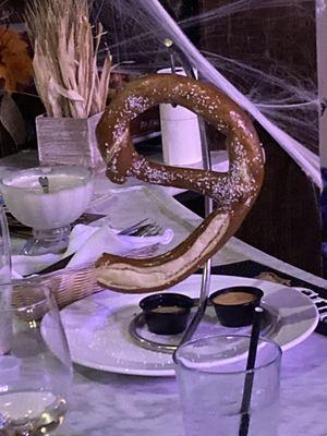 Huge pretzel