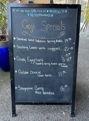 Specials 1/14/24