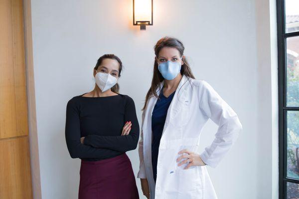 Fareesa Sandoval, MD, Board Certified Dermatologist and Leslie Robinns, PA-C