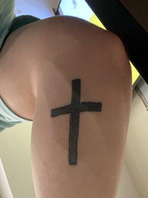 Cross tattoo