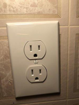 Also dedicated child proof outlet installed.