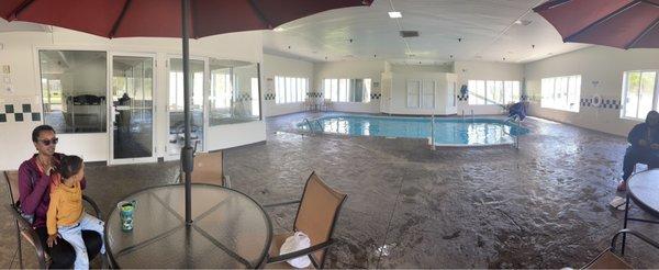 Indoor pool area