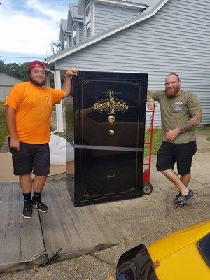 gun safe moving