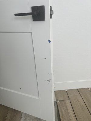 Glue on my brand new doors