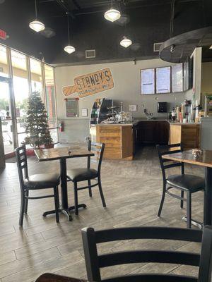 Lobby dining area