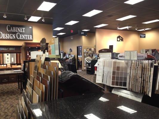 Carpet and LVT (luxury vinyl tile) flooring Displays at CFM Vancouver, Wa