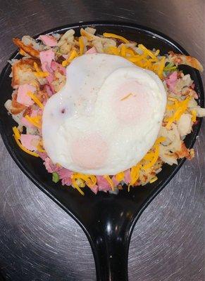 George's skillet with Ham