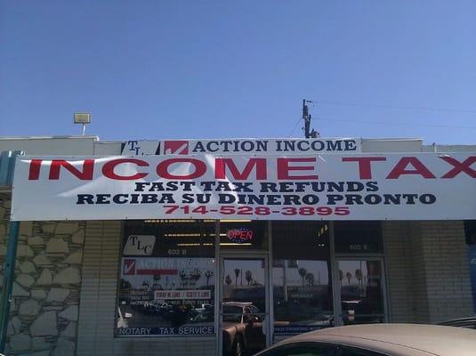 Action income tax service