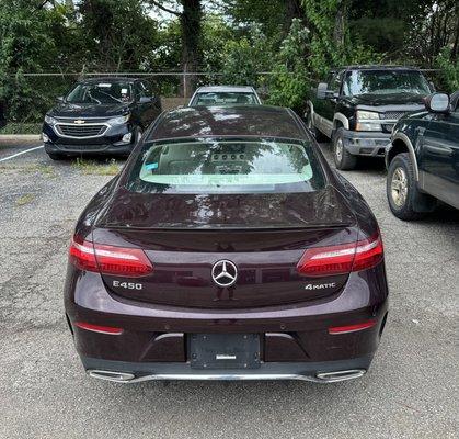 Mercedes Benz E450 used car inspection