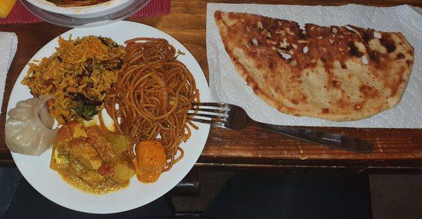 We ordered in some food from Curry House of India to take home and everything was still fresh and delicious when we got back!