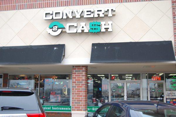 Convert 2 Cash storefront