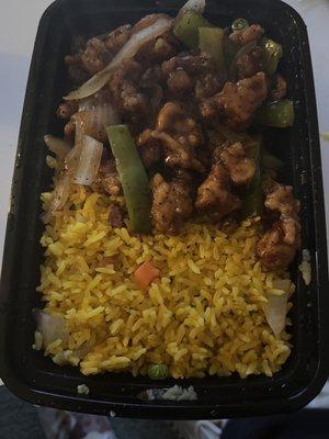 Pepper Chicken Combo Platter