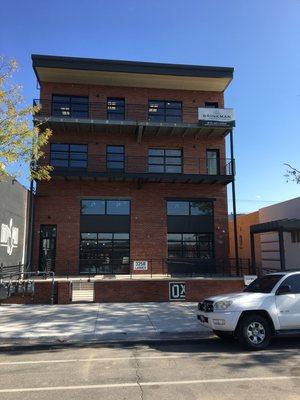 We are located on the 3rd in this beautiful new building on Larimer Street.