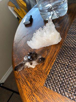 black and white quartz