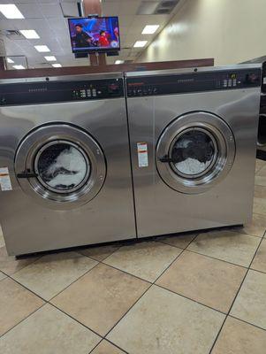 XL washers. Perfect for blankets.