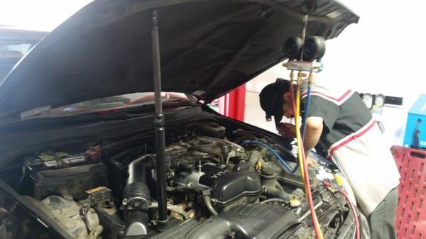 Edgar putting in work on the Lexus IS300