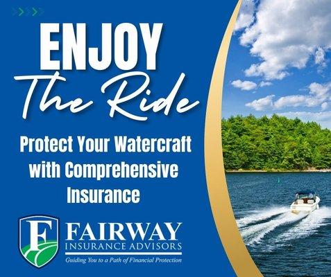 Enjoy the ride, protect your watercraft with comprehensive insurance! (678) 252-0500