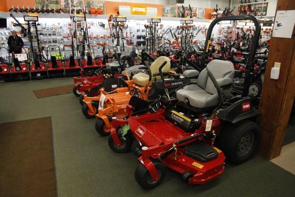 We are your source for eXMark, Scag and Toro zero-turn mowers.