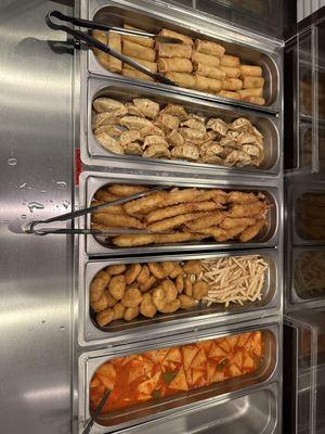 Fried food side dishes and appetizers