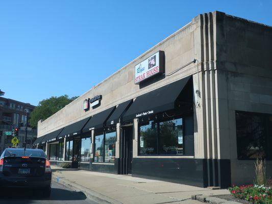 Storefront on a beautiful day anyway.