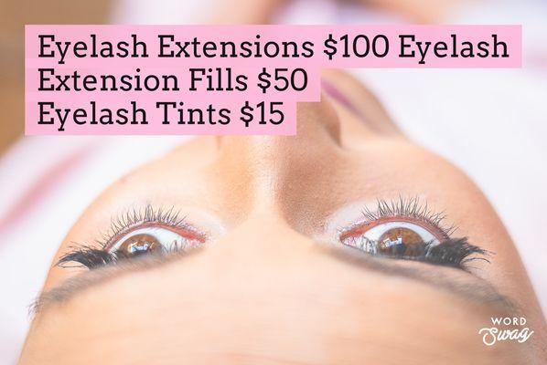 Eyelash services!