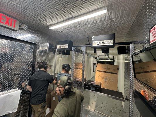 Indoor range.