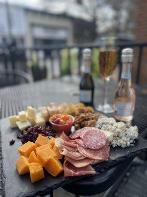 Charcuterie with LaMarca Prosecco