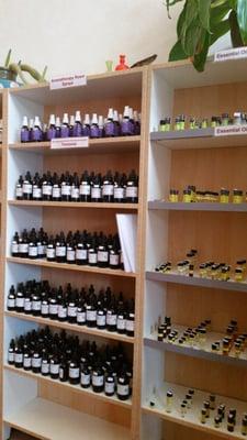 Array of healthy essential oils!