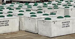 We have the largest inventory of Septic tanks and Septic Supplies in SE Iowa.