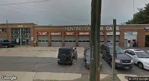 This is a photo of Huntington Car Care, driving west on Huntington Avenue.