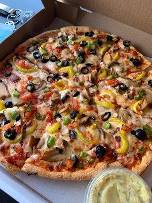 Vegetable pizza