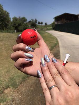 Golf nails.