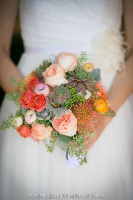 My stunning bouquet - I was obsessed with it!