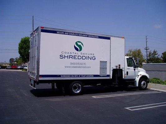 Our Shredding Truck