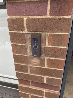 Installed a Ring Pro Doorbell.